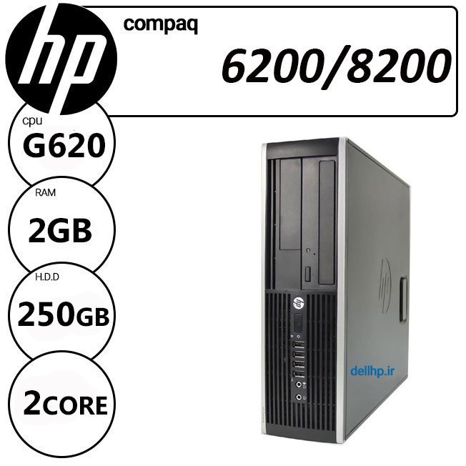مینی کیس HP compaq 6200 G620 2GB استوک