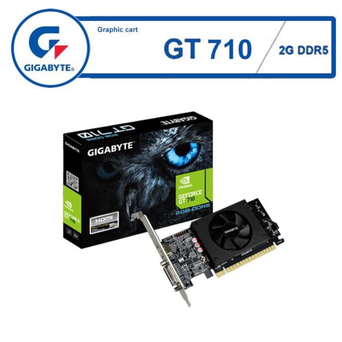کارت گرافیک 2 گیگ Gigabyte مدل GeForce GT 710