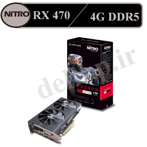 کارت گرافیک استوک RX 470 Sapphire Nitro + 4GB