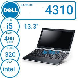 لپ تاپ دست دوم Dell4310/i5/4/320/intel/13"3