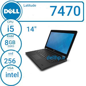 لپ تاپ دست دوم استوک Dell7470/i5/8/256/intel/"