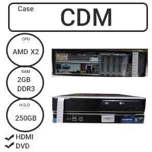 مینی کیس دست دوم استوک CDM با قابلیت نصب در کیس معمولی (x2/2/250 ) همراه با (Hdmi&dvd)