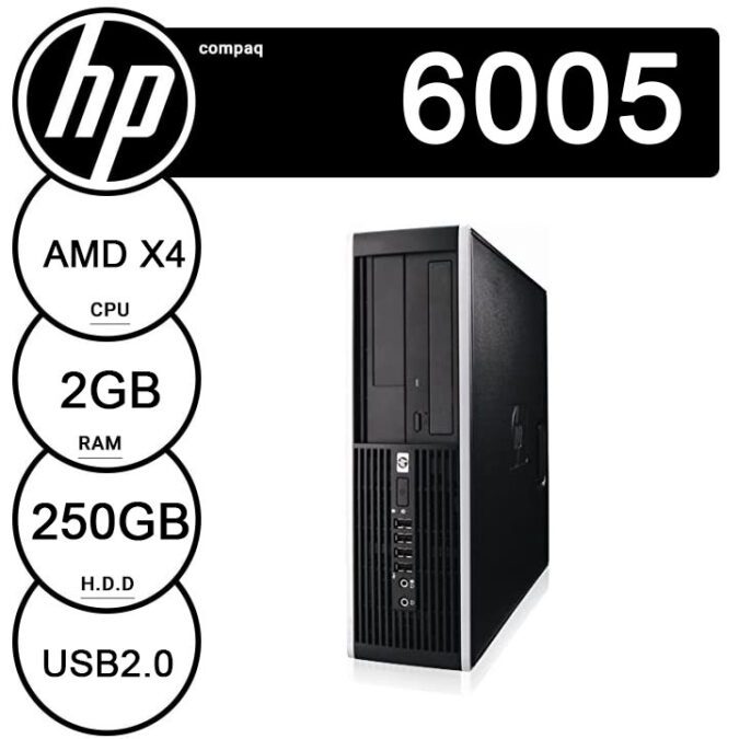 کیس دست دوم استوک HP مدل HP Compaq 6005 دوهسته ای(x2.2.250)